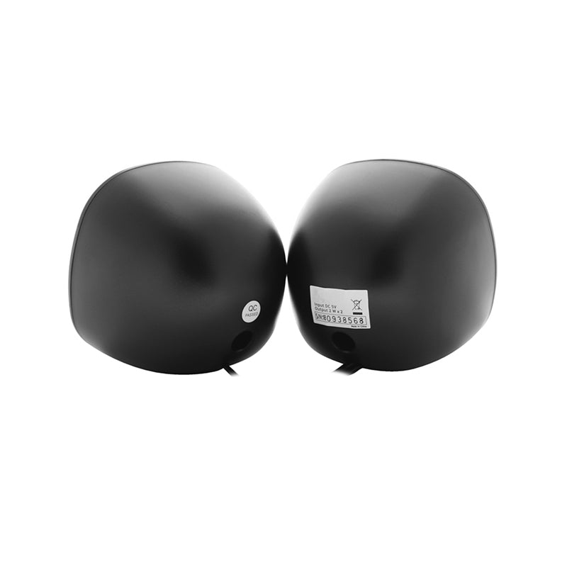 Parlante Xtech Mini Para Pc 2.0 5w Rms Usb Y 3,5mm Spekter Negro – imagen 4