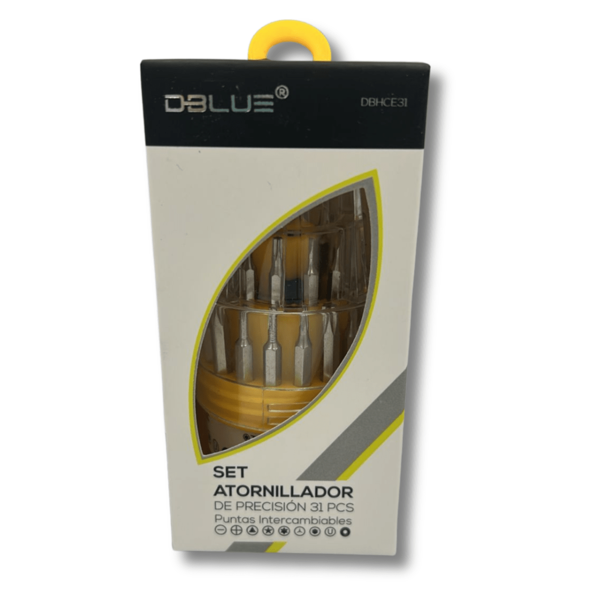 Kit Juego Destornillador Precisión 31 En 1 Dblue Dbhce31 Amarillo – imagen 5
