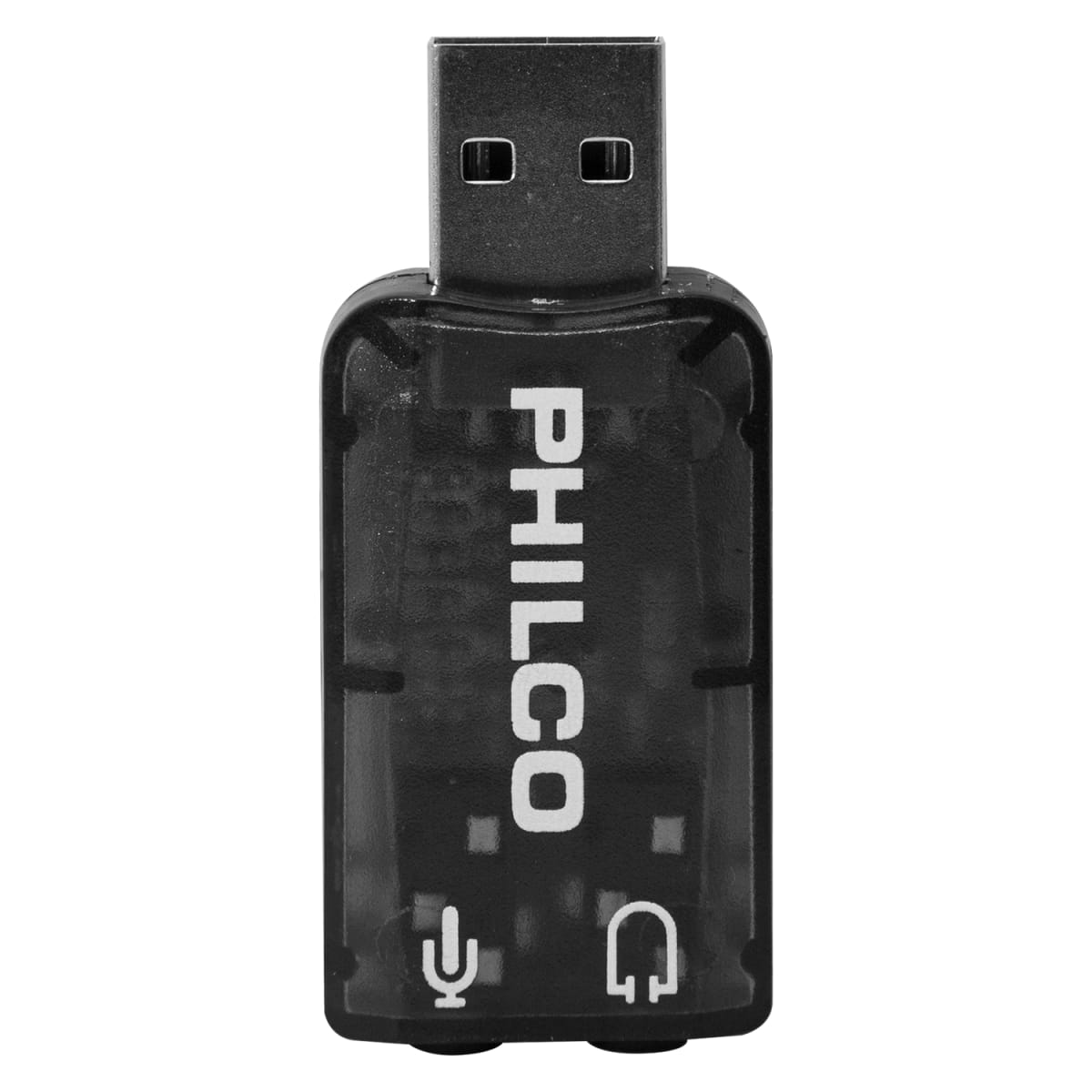 Tarjeta De Sonido Usb Philco Au100 Negro – imagen 3