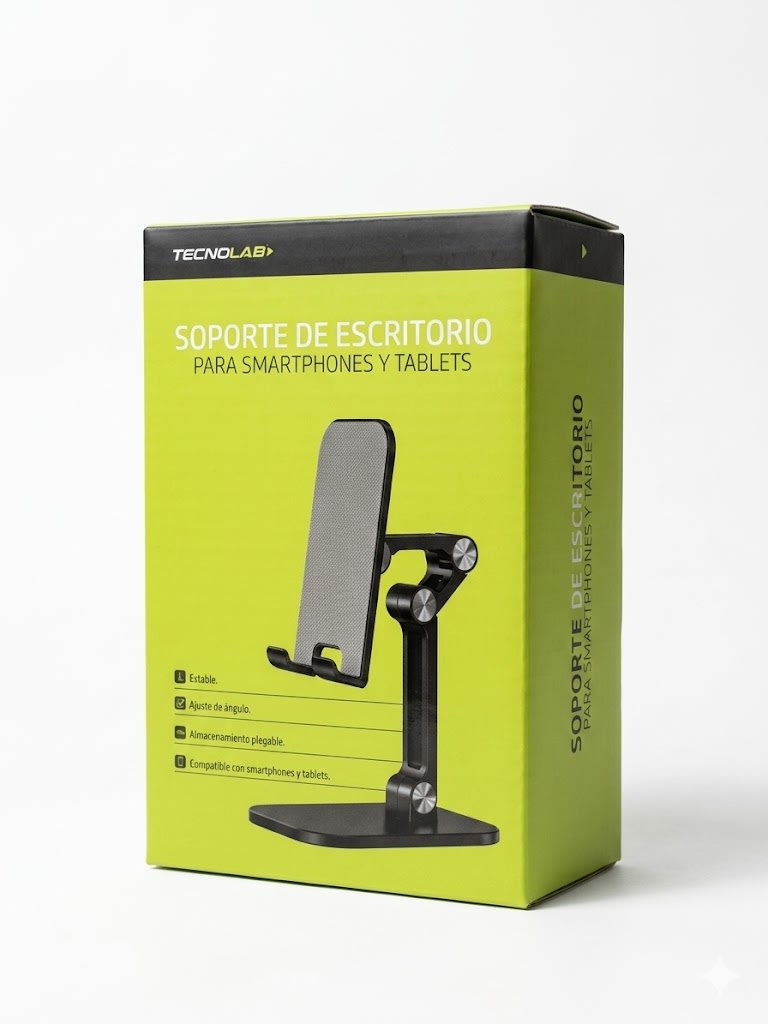 Soporte Escritorio Metalico Plegable Tecnolab Tl197 Negro – imagen 2