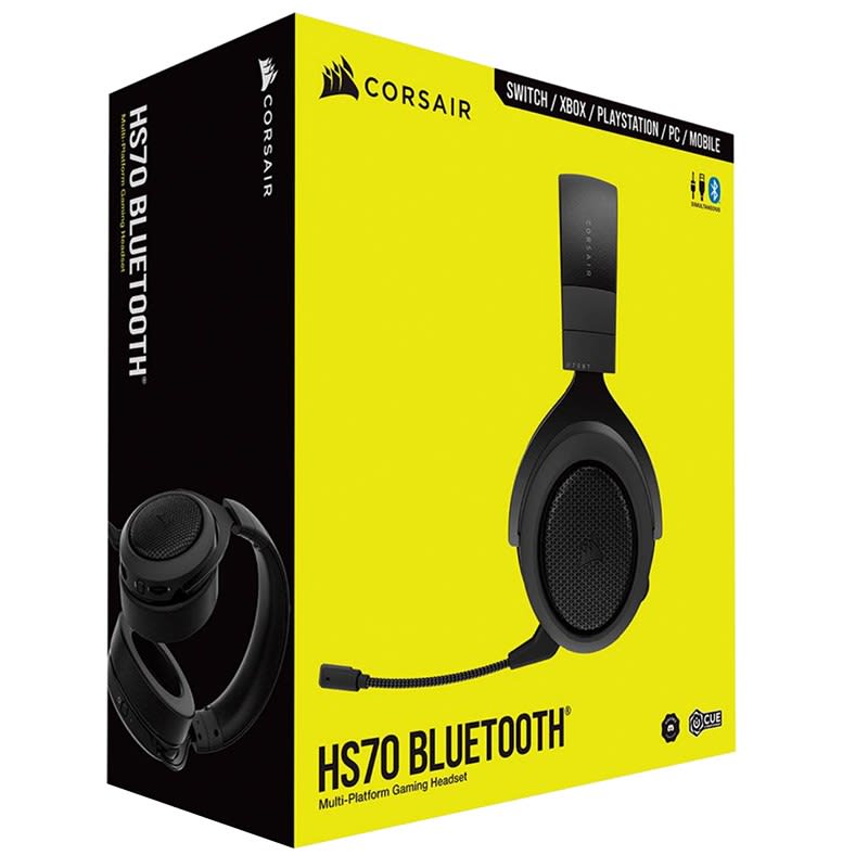 Audifonos Gamer Corsair Hs70 Bluetooth Pc Ps5 Switch Xbox Negro – imagen 2
