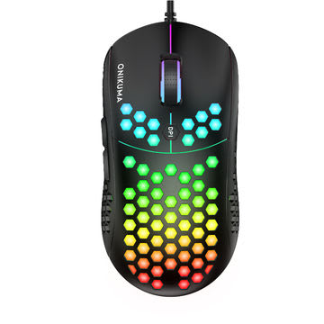 Mouse Gamer Onikuma Cw903 Rgb 6400dpi Negro – imagen 4