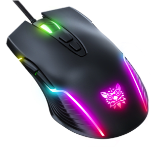 Mouse Gamer Onikuma Cw905 Rgb 6400dpi Negro – imagen 3