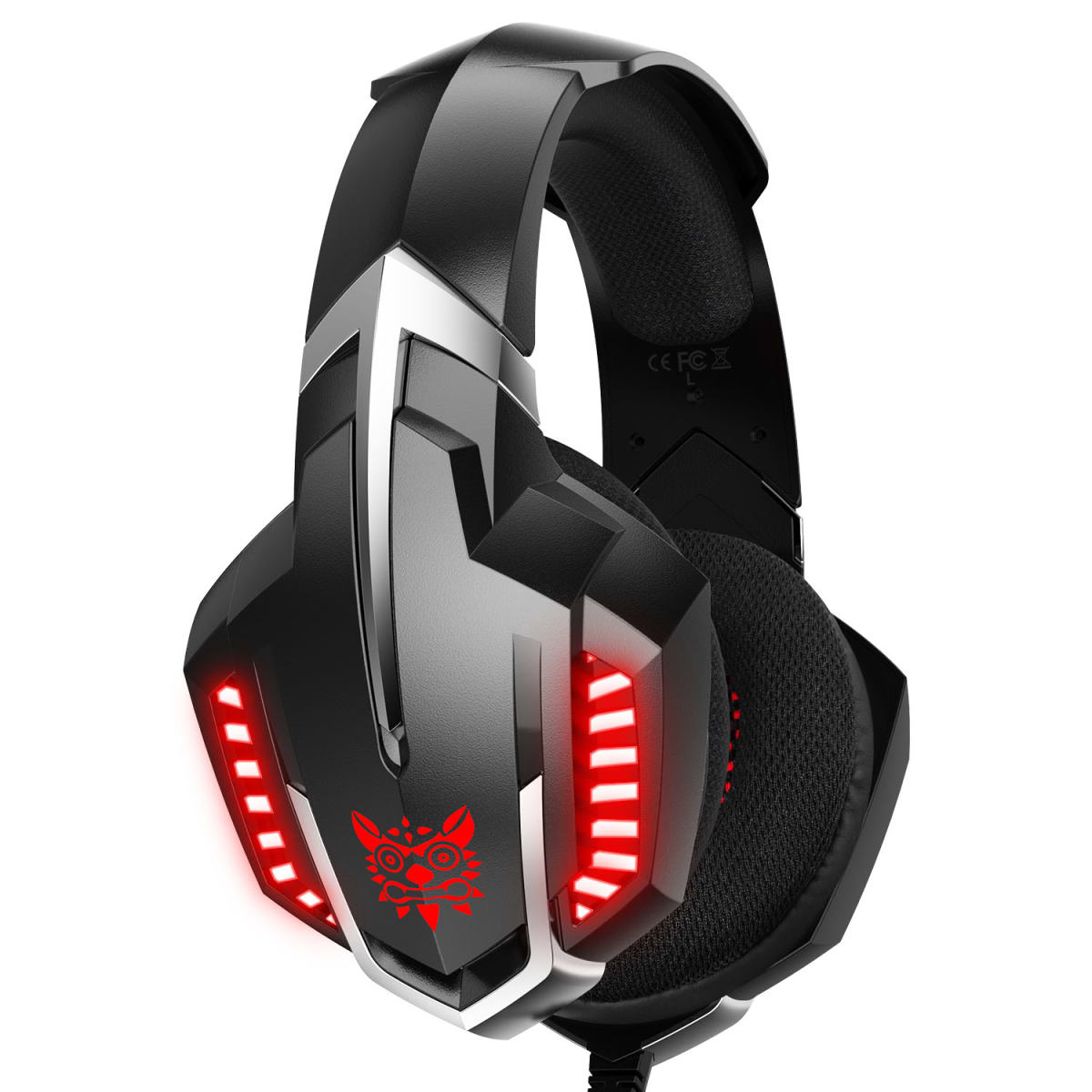 Audífonos Gamer Onikuma K18 Pc Ps4 Xbox Switch Negro Rojo – imagen 2