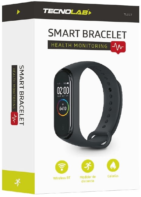 SmartBand Bluetooth Depotiva IP67 Medidor de Salud Tecnolab Negro – imagen 2
