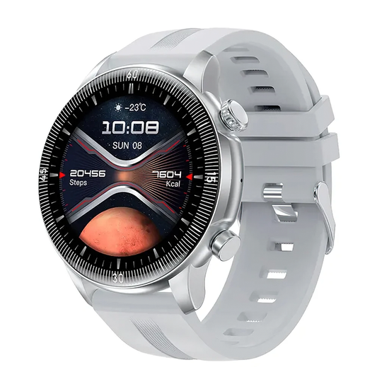 Smartwatch Deportivo Hoco Y31 Pantalla 1.46" Bluetooth 5.3 IP67 Blanco
