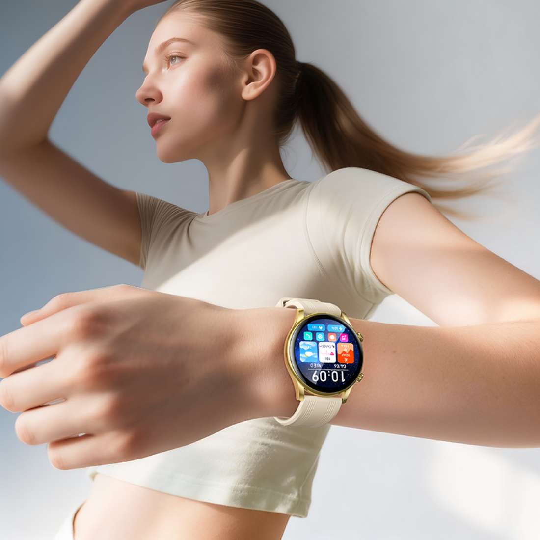 Reloj Smartwatch Hoco Y38 Amoled Llamadas Bluetooth Ip67 Negro – imagen 2