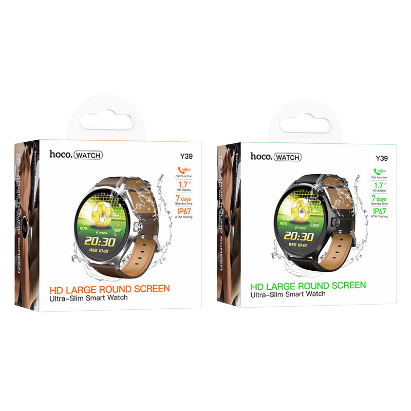 Reloj Smartwatch Hoco Y39 Llamadas Bluetooth Ip67 Gris – imagen 2