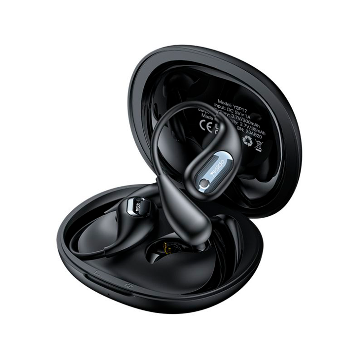 Audífonos Bluetooth Ows Yesido Ysp17 Waterproof Negro