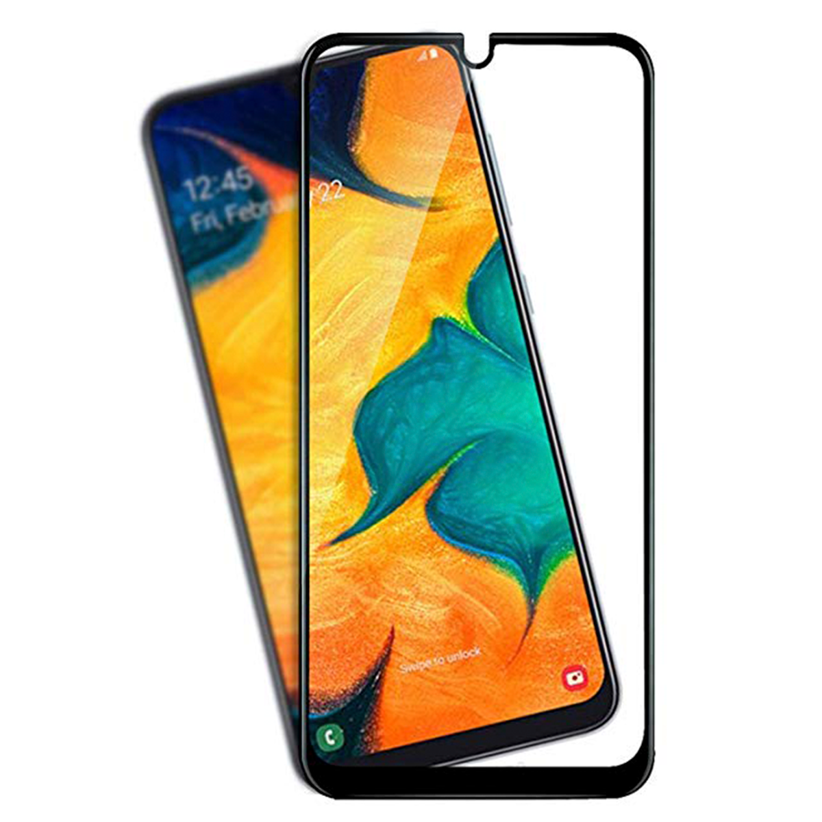 Samsung Galaxy A20s Vidrio Templado 3D Full Pegamento