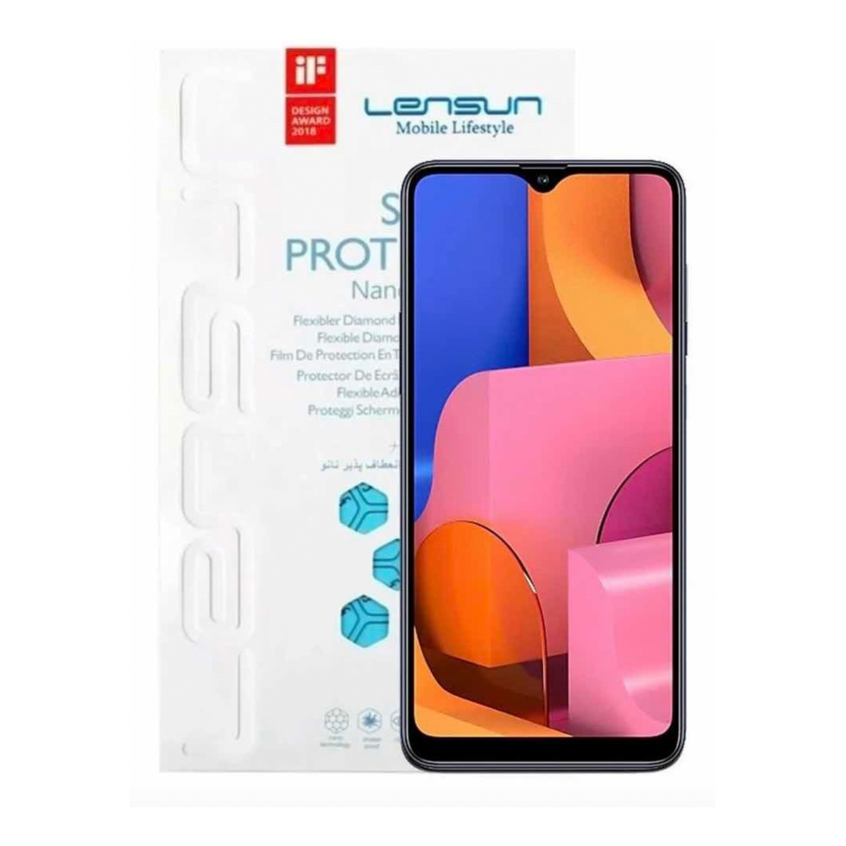 Samsung Galaxy A20s Lamina Nanotech Lensun