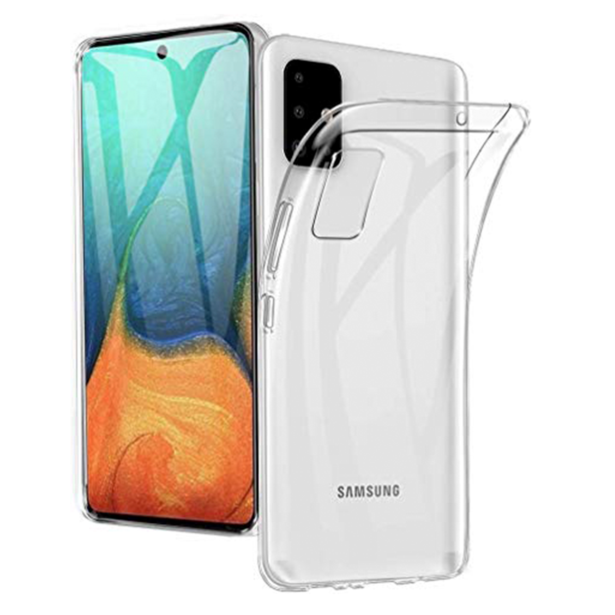 Samsung Galaxy A71 Carcasa Transparentes Gel TPU