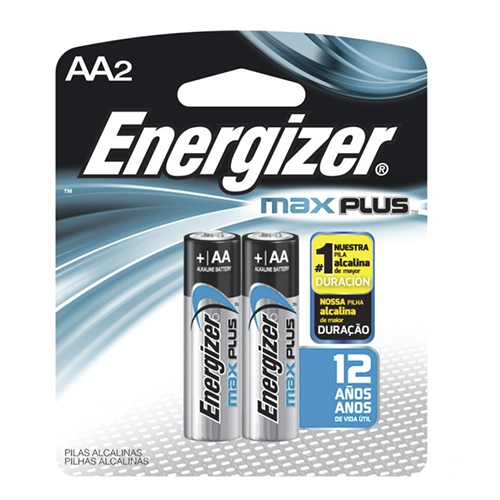 Pilas Energizer Max Plus Tamaño AA (2 Unidades)