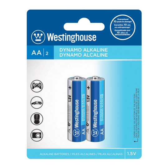 Pack 2 Pilas Alcalina AA Westinghouse