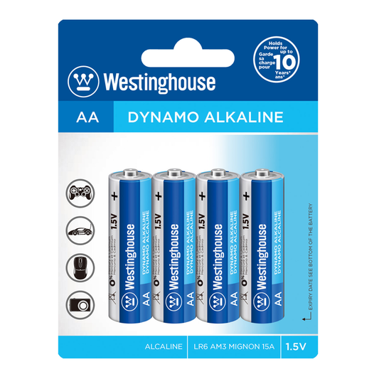Pack 4 Pilas Alcalina AA Westinghouse