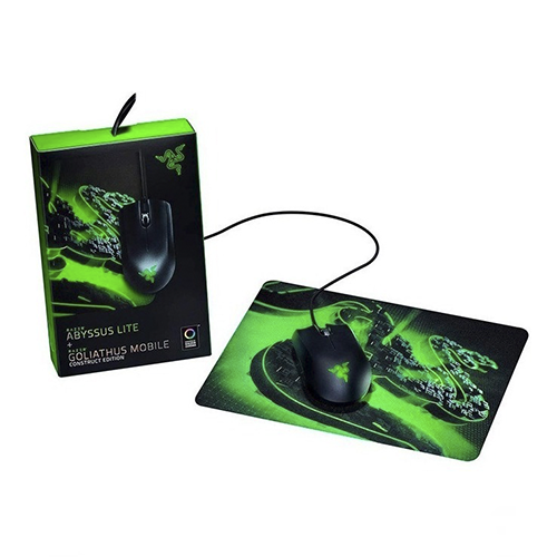 Pack Mouse Razer Abyssus Lite Chroma Rgb + Mousepad Goliathus Mobile