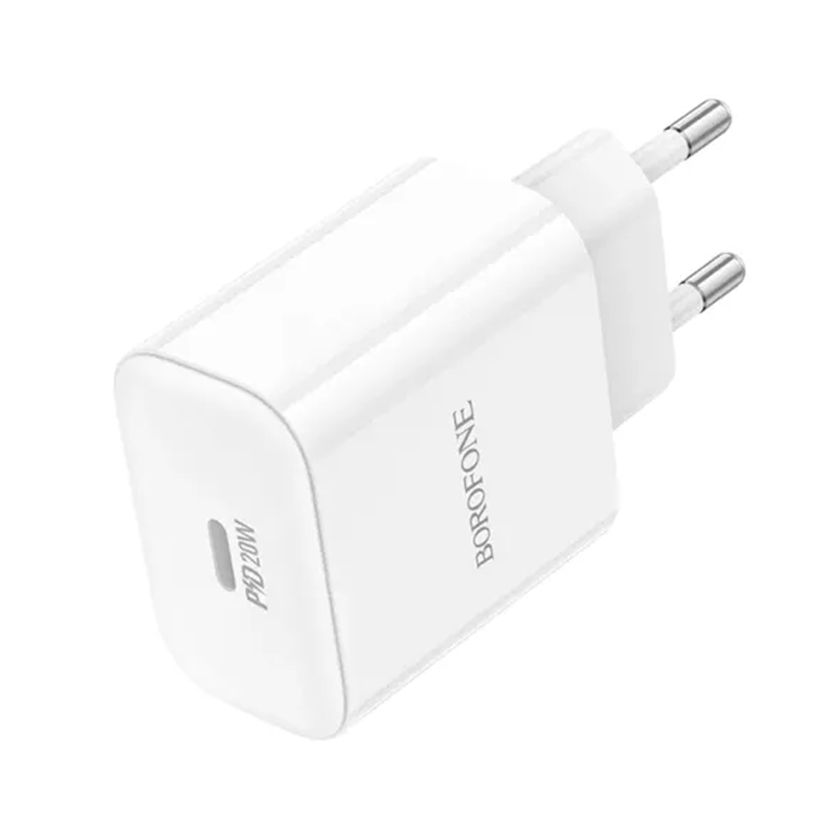 Cargador Borofone Ba81a Qc 3.0 Carga Rapida Blanco