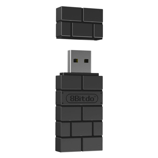 Adaptador 8bitdo Bluetooh Usb Pc Switch Xbox Ps4 Ps5 Ps3 Negro