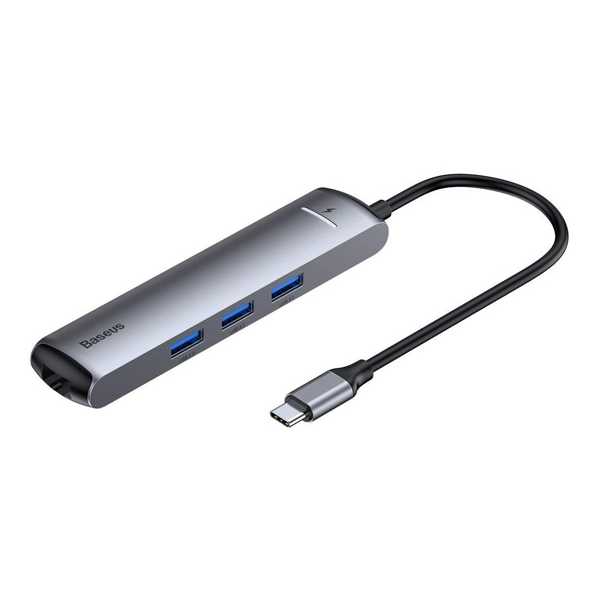 Adaptador Usb-c 3.1 A Hdmi 4k Hub Usb 3.0 Ethernet Baseus