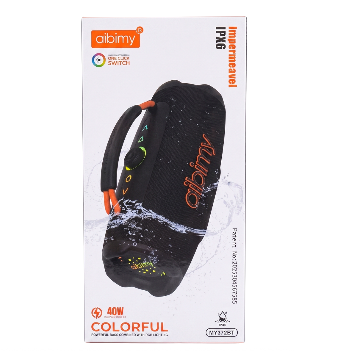 Parlante Inalambrico Bluetooth Aibimy Grande My372bt Negro