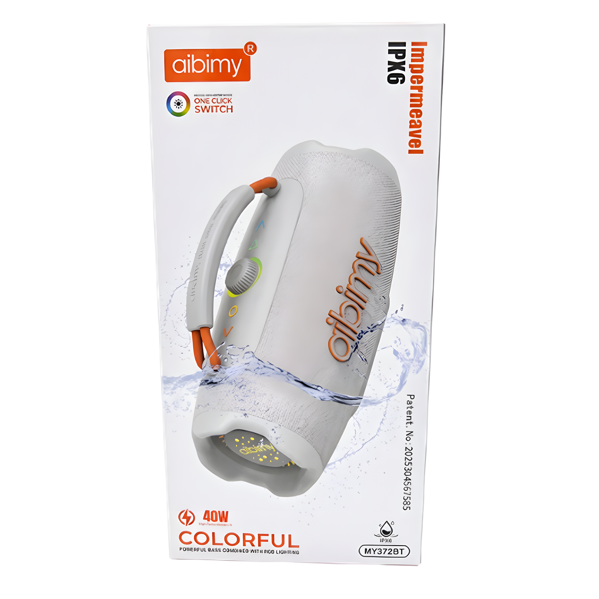 Parlante Inalambrico Bluetooth Aibimy Grande My372bt Gris