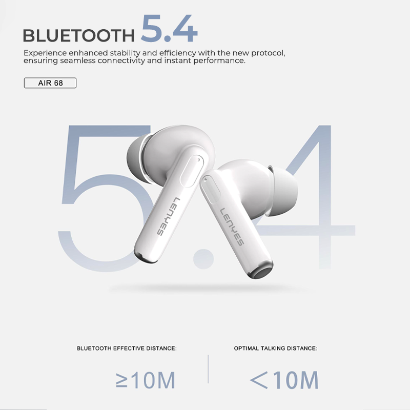 Audífonos In Ear Bluetooth Lenyes Air 68 Negro – imagen 2