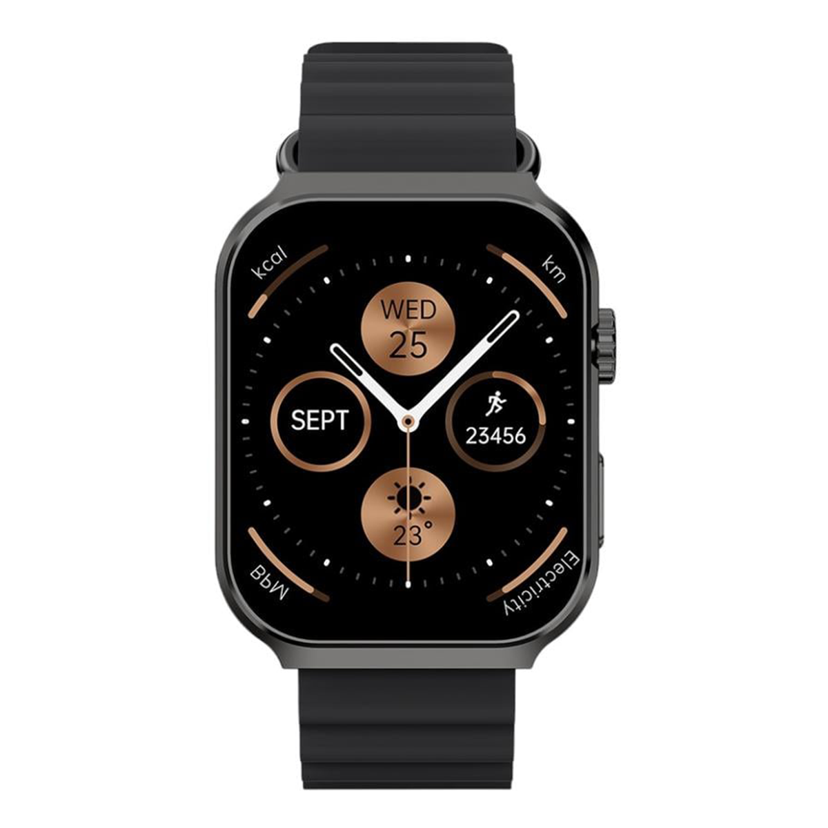 Reloj Smartwatch Aiwa Deportivo Ip67 Aw-sf25b Negro