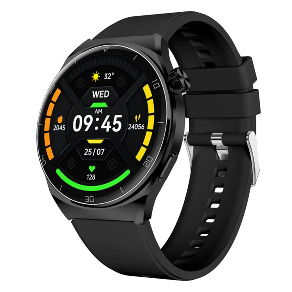 Reloj Smartwatch Aiwa Deportivo Ip67 Aw-samo5 Negro