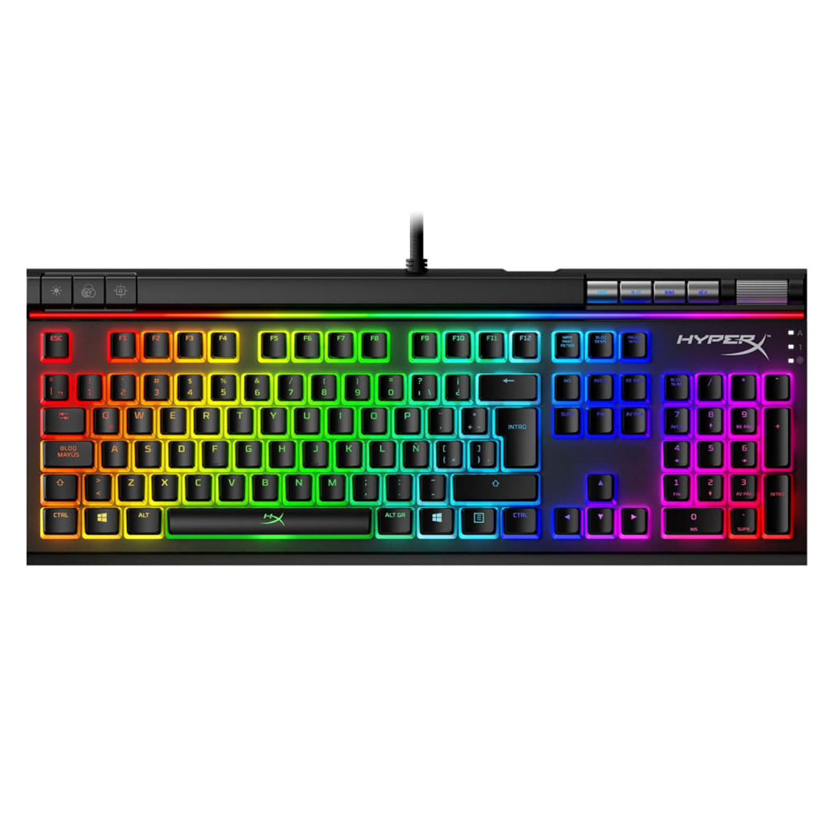 Teclado Gamer Hyperx Mecanico Alloy Elite 2 Rgb Negro