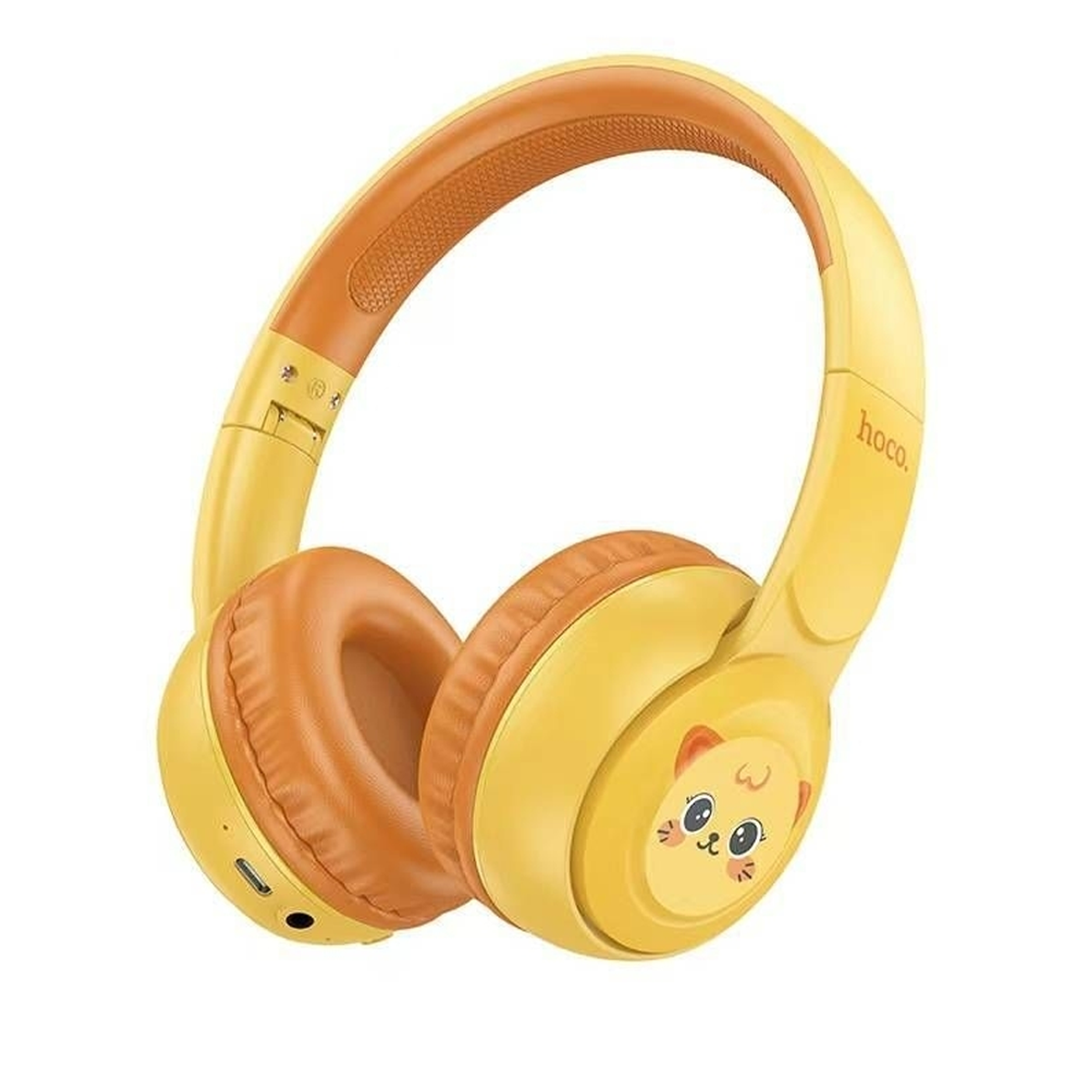 Audífonos Bluetooth Hoco W60 Para Niños Headset Amarillo