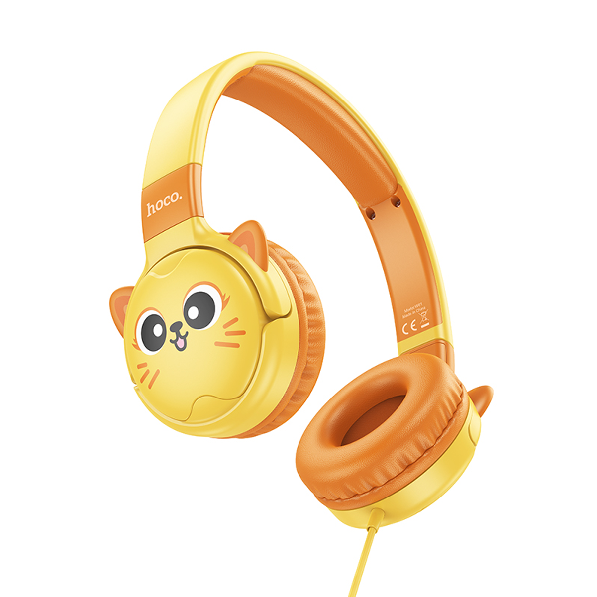Audífonos Bluetooth Hoco W60 Para Niños Headset Amarillo – imagen 2
