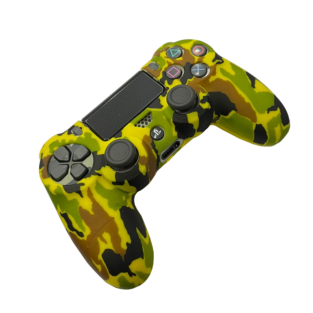 Protector Silicona Control Ps4 Camuflado M12