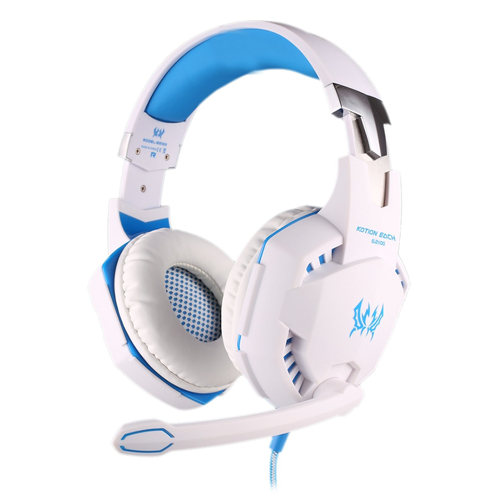 Audifonos Gamer Kotion Each G2100 Con Vibración Blanco – imagen 4