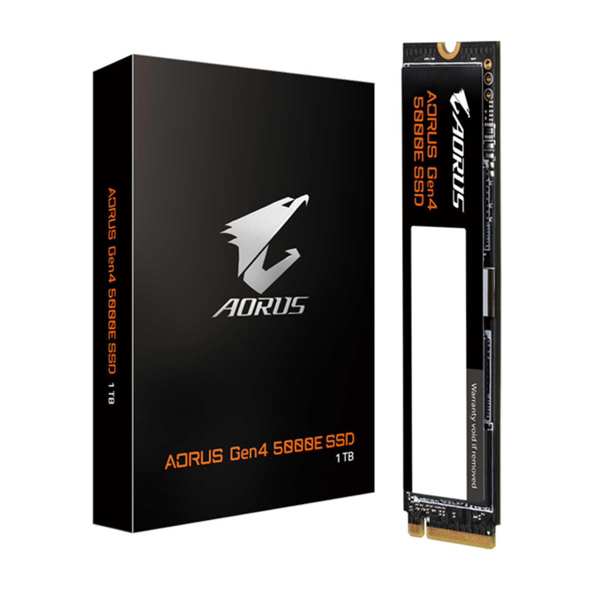 Disco Duro Aorus Solido Ssd Gen4 5000e Ssd 1 Tb Negro