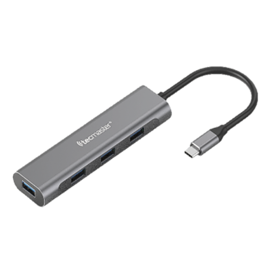 Adaptador Hub Tipo C a Usb 3.0 Tecmaster Negro