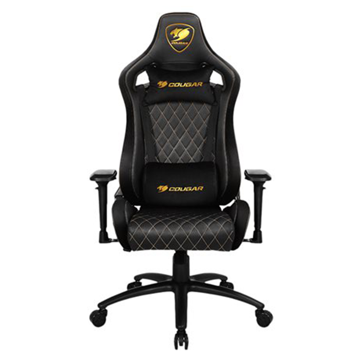 Silla Gamer Profesional Cougar Armor S Royal Negro Amarillo