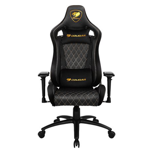 Silla Gamer Profesional Cougar Armor S Royal Negro Amarillo
