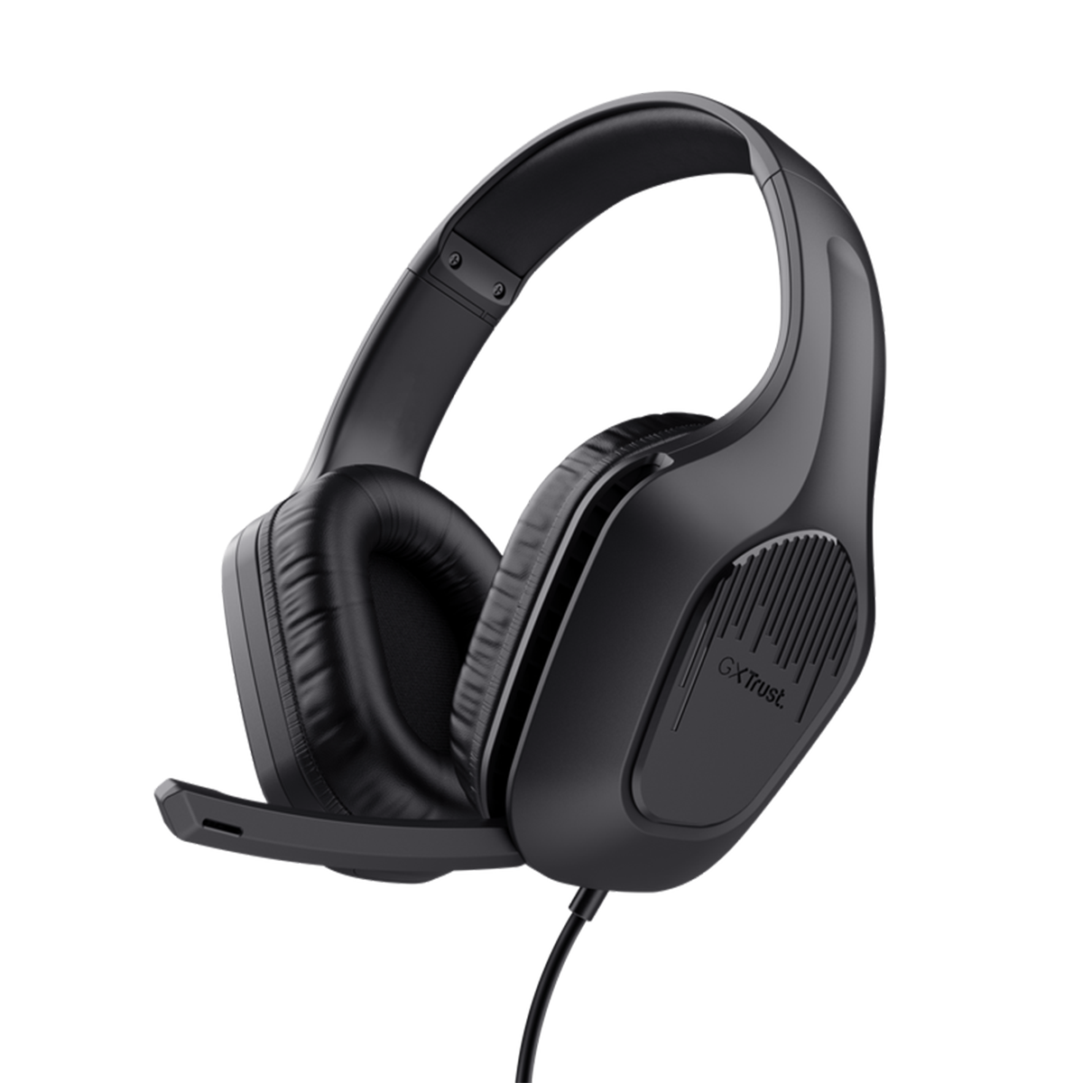 Audifonos Gamer Trust Gxt 415 Zirox Jack 3.5mm Multiplataforma Negro