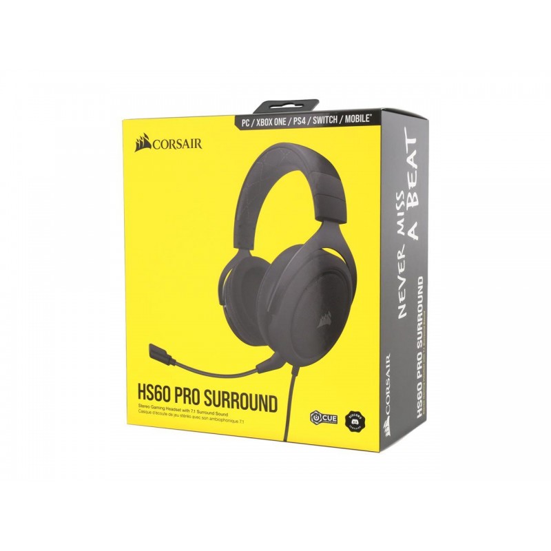 Audifonos Gamer Corsair Hs60 Pro Negro – imagen 2