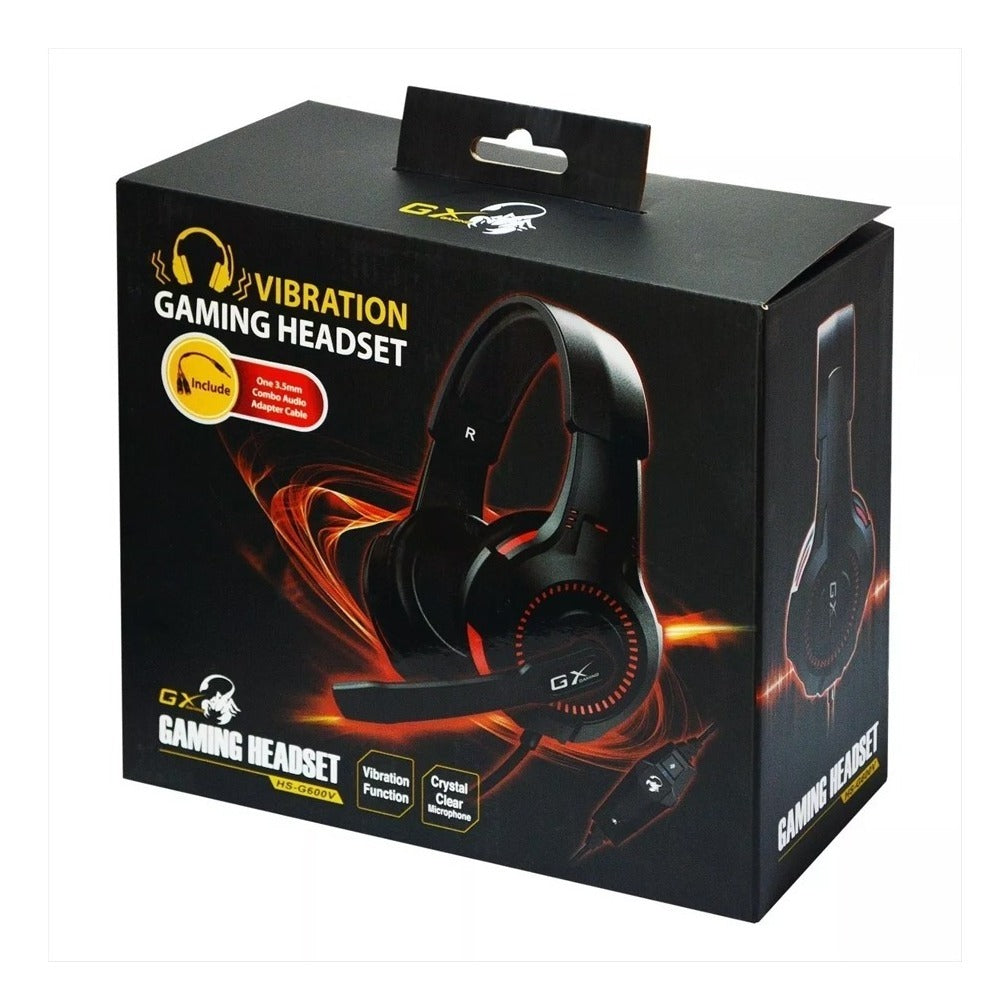 Audífonos Gamer Genius Vibración G600v Negro – imagen 2