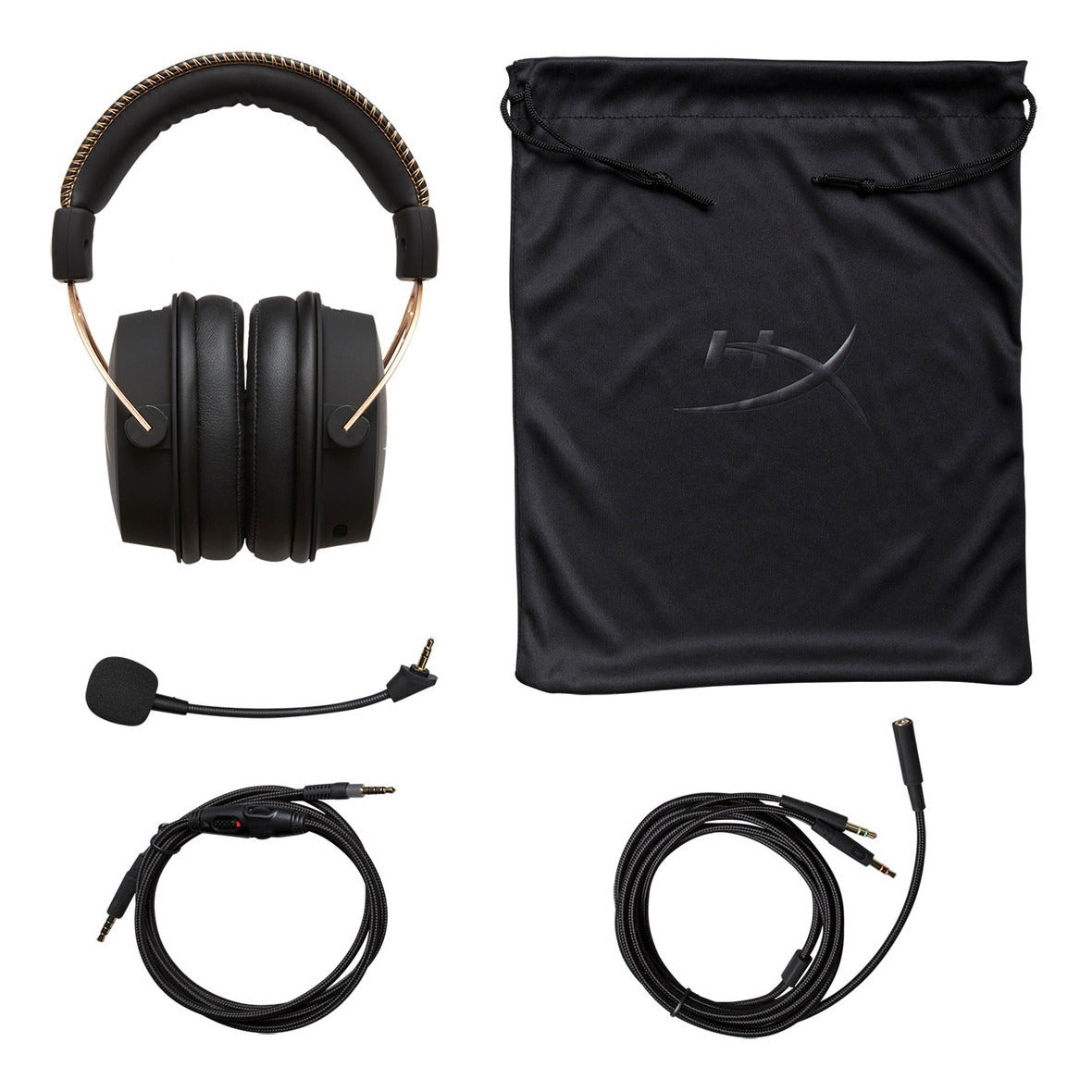 Audifono Gamer Hyperx Cloud Alpha Gold Edition – imagen 2
