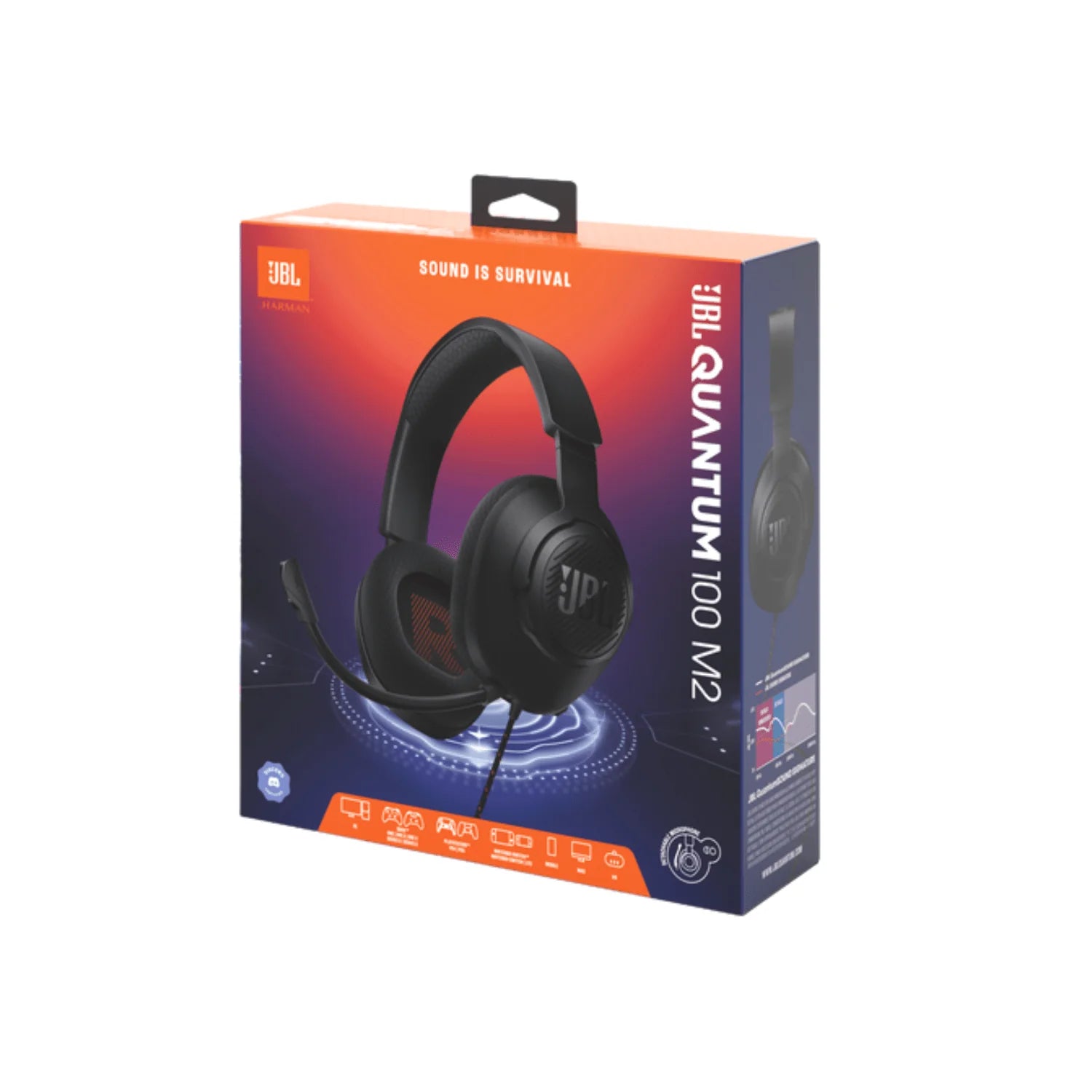 Audífonos Gamer Jbl Quantum 100 M2 Negro – imagen 2