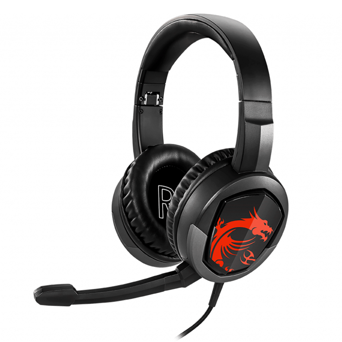 Audífonos Gamer Msi Immerse Gh30 Pc Ps4 Xbox Negro