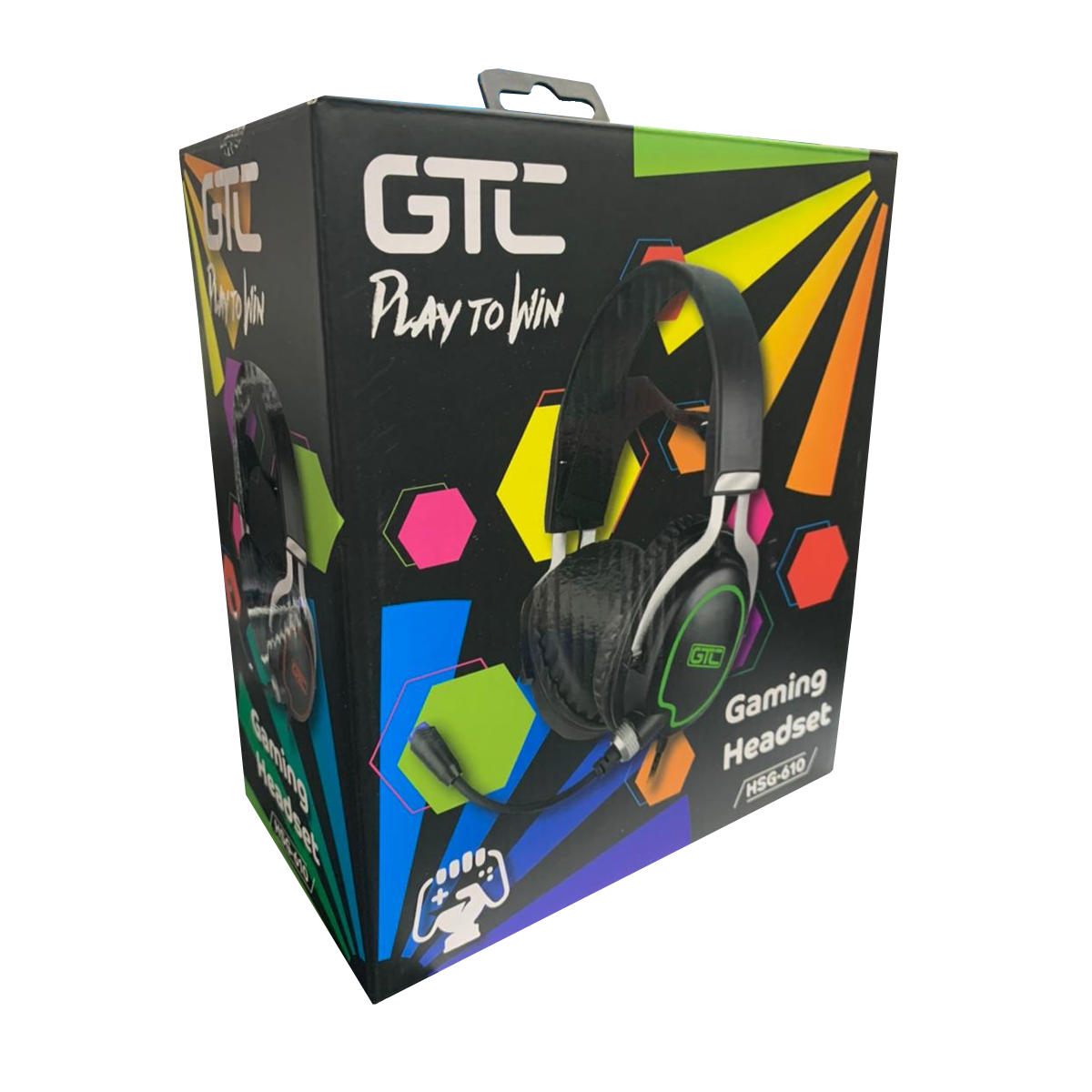 Audifono Gamer Gtc Hsg-610 Pc Ps4 Xbox Rgb Negro – imagen 2