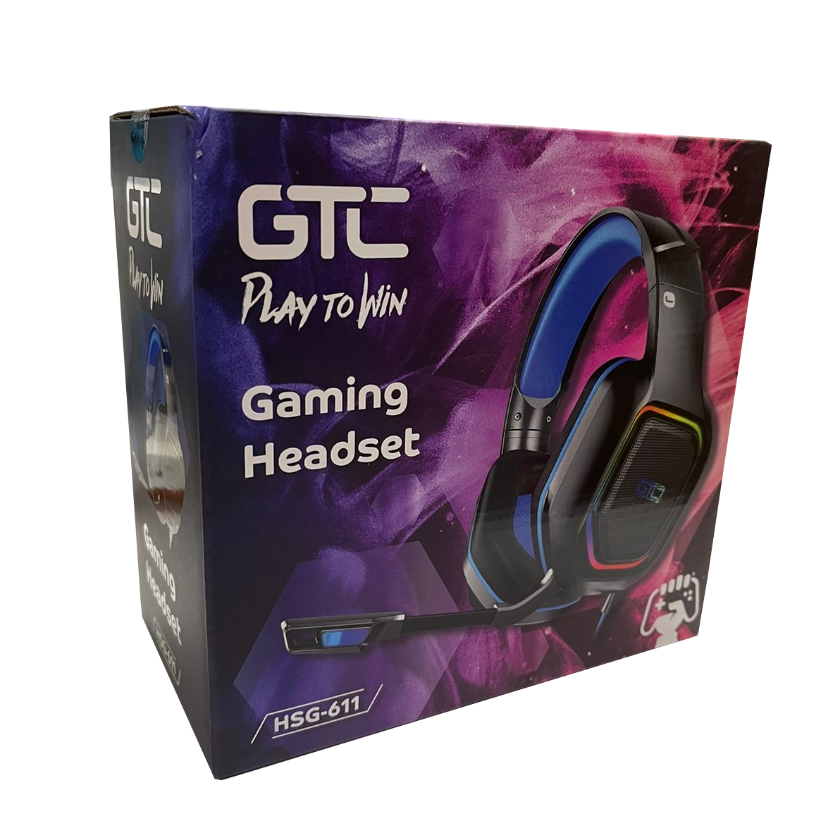 Audifono Gamer Gtc Hsg-611 Pc Ps4 Xbox Rgb Negro – imagen 2