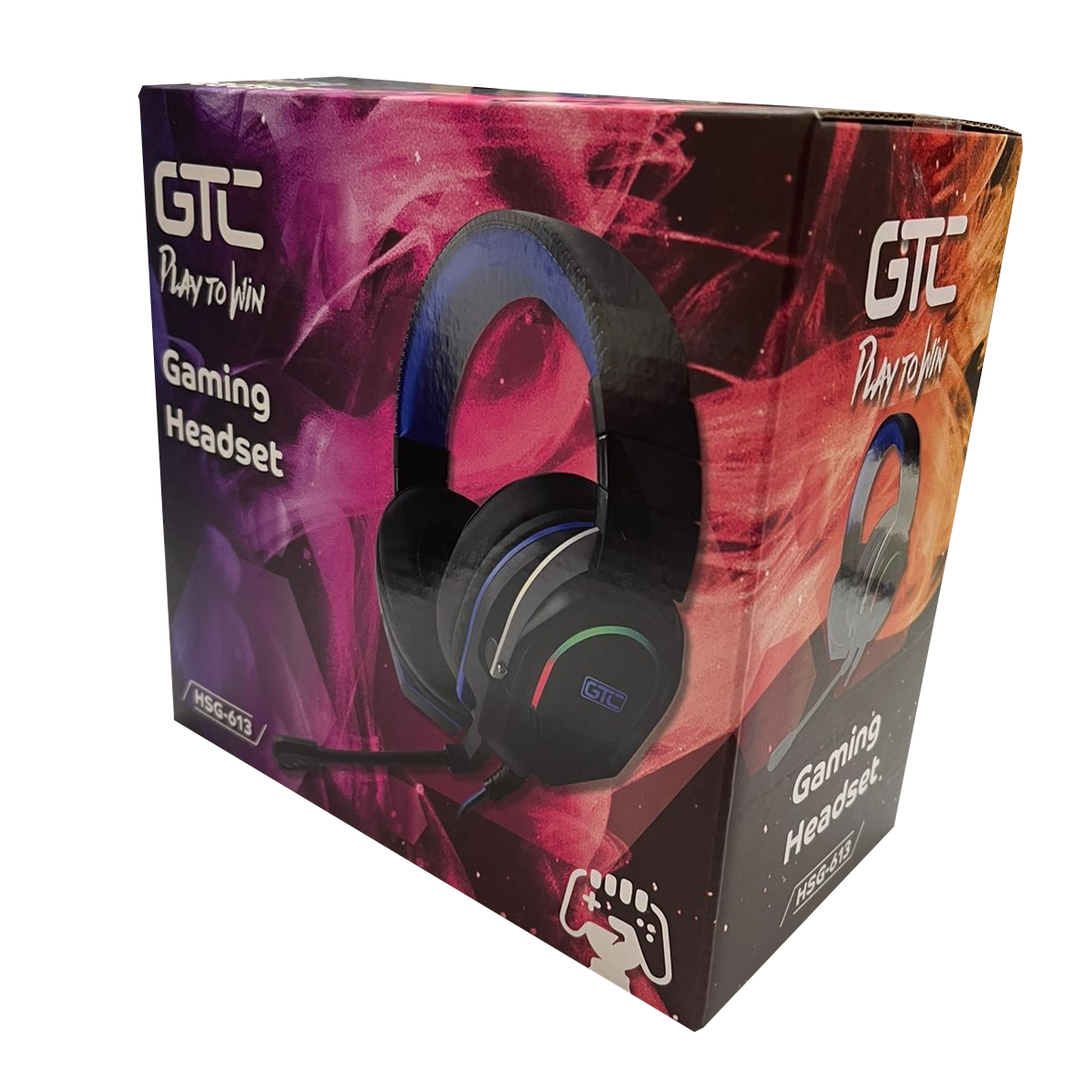 Audifono Gamer Gtc Hsg-613 Pc Ps4 Xbox Rgb Negro – imagen 2