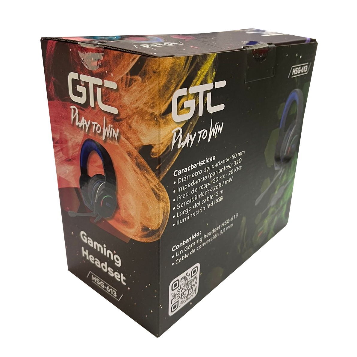 Audifono Gamer Gtc Hsg-613 Pc Ps4 Xbox Rgb Negro – imagen 3