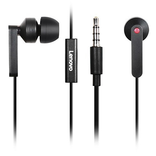 Audífonos Lenovo In Ear Wired 3.5mm Negro