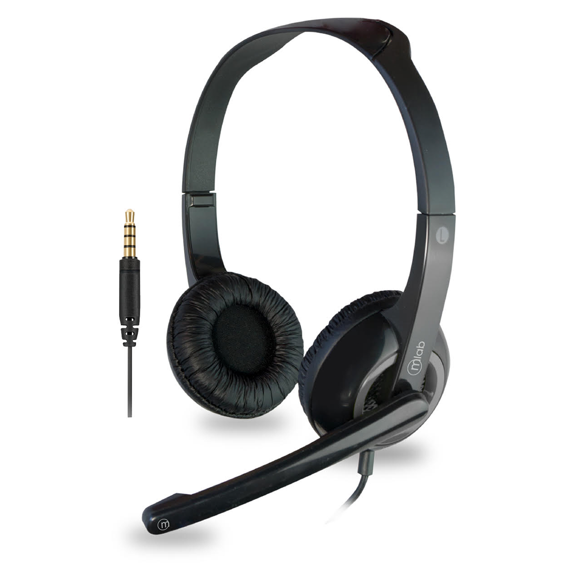 Audifono Con Microfono Talk Clear Microlab Negro
