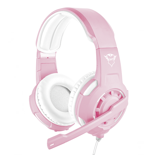 Audifono Gamer Trust Gxt 310P Rosado Pc Ps4 Switch Xbox